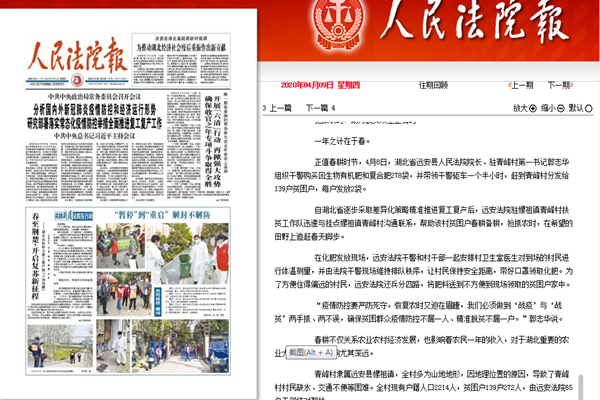 人民法院报头版报道远安法院助农春耕_副本.png